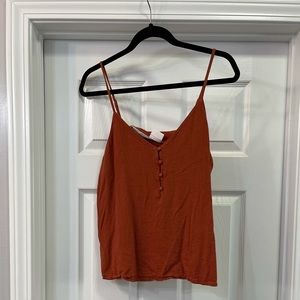 EUC rust colored Abound tank top